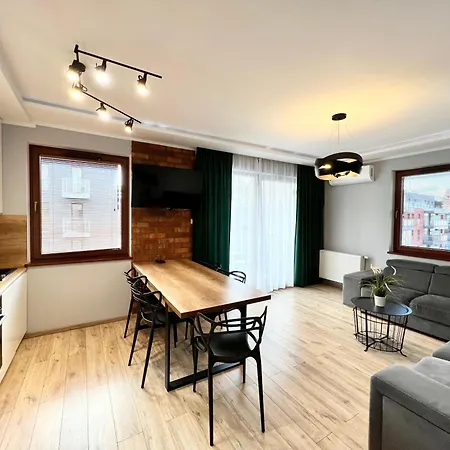 Stylish Apartment Oldtown Riverview Balcony Gdansk Exterior photo